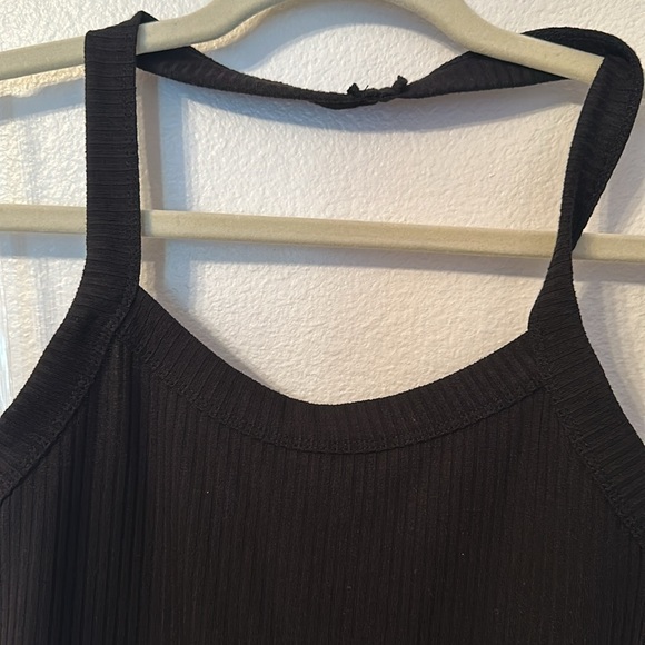 Black Ribbed Dress - Picture 4 of 4